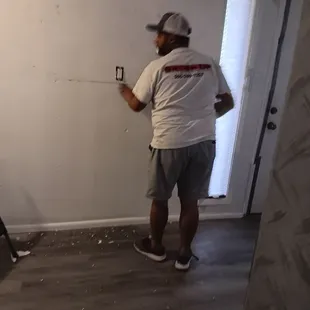 The owner. He is not a hands-off guy.