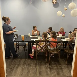 Getting the run down.