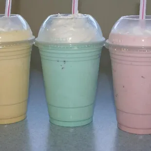 Milkshakes in any flavor!