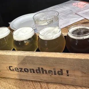 Belgian Beer Tasting Flight