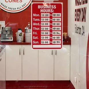Business hours
