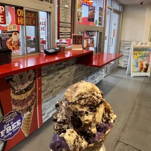 Ube and cookies and cream