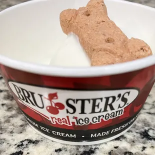Doggie Biscuit &amp; Ice Cream