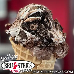 CHOCOLATE MUDSLIDE - Hershey&apos;s Special Dark® ice cream with swirls of Marshmallow Cream, OREO® Cookie chunks, and chewy Brownie Bites.