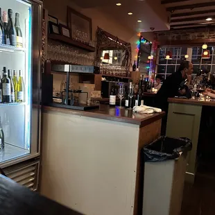 people in the background