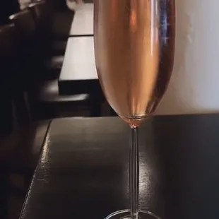 a glass of wine