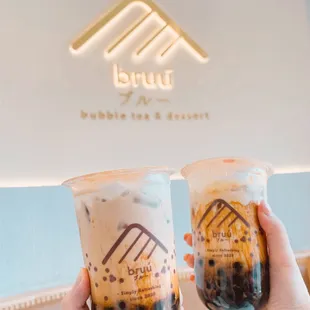 Creme Brûlée Milk Tea &amp; Creme Brûlée Fresh Milk