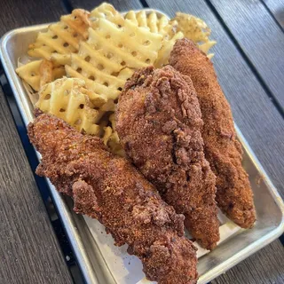 3 JUMBO TENDERS & FRIES