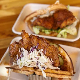 The Original (front) // Crispy Chicken (back)