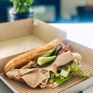 Roasted Turkey Club Sandwich