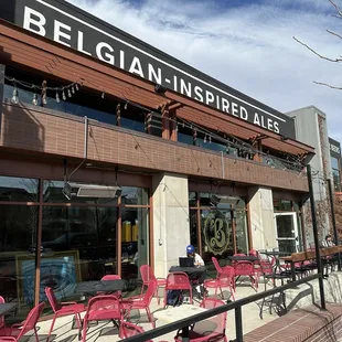Exterior and one side of the patio