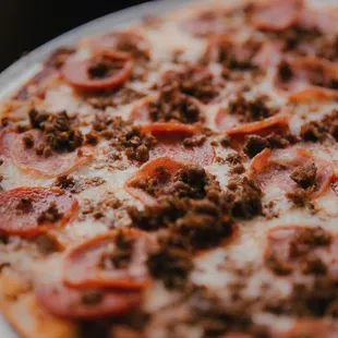 pizza, food