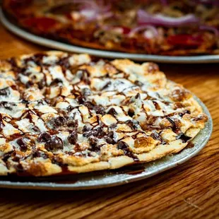 pizza, food