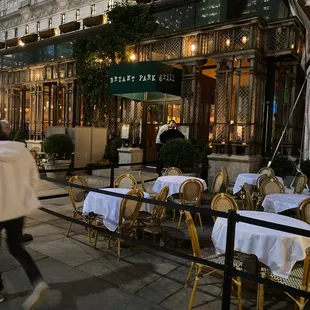 Beautiful outside on a warm winter Friday night.