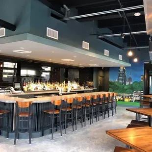 Inside downstairs bar