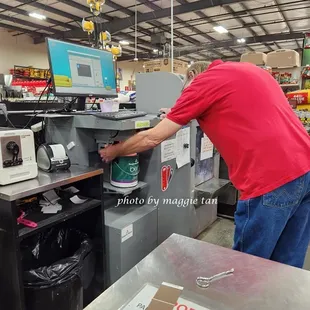 2024 May to Jul: Grant mixing the paint