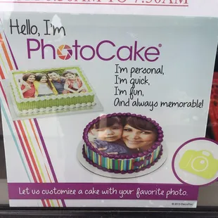 We offer edible images!!