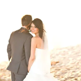 Joel &amp; Wendy had a nautical wedding at the historic Balboa Pavilion - Grand Ballroom Newport Beach. Photo: Christian Bugay