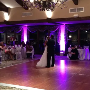 Peter &amp; Arsenia's purple &amp; silver wedding at the stunning Palos Verdes Country Club.