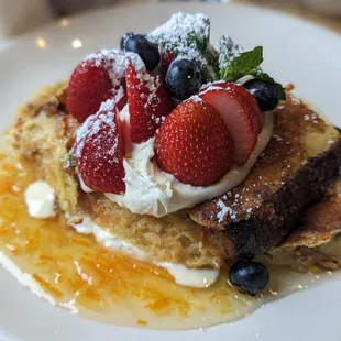 Bread pudding french toast