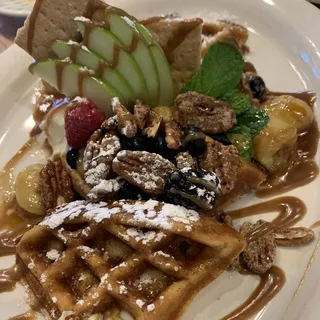 Spiced Banana Waffle
