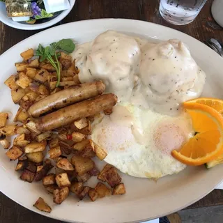 Pork Sausage Gravy Biscuits