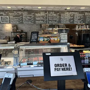 Menu as of February 2025