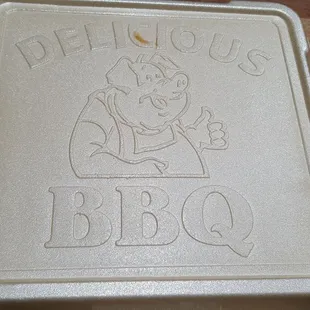 the logo on the box