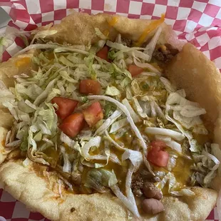 Fry bread taco