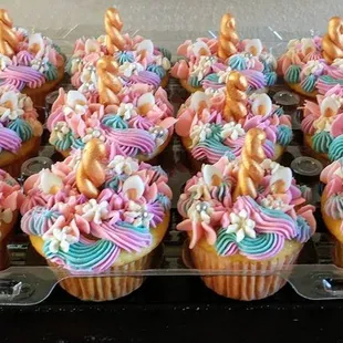 Unicorn cupcakes!