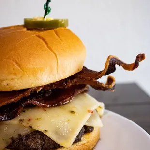 Hot Honey Bacon Burger