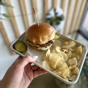 Kids menu- hamburger