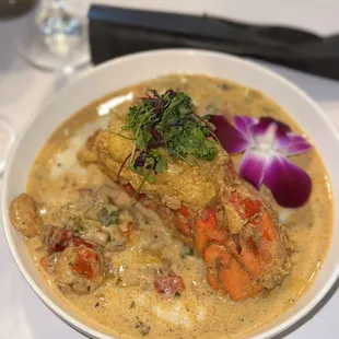 Lobster and grits
