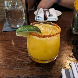 Spicy mango margarita -- PERFECTION