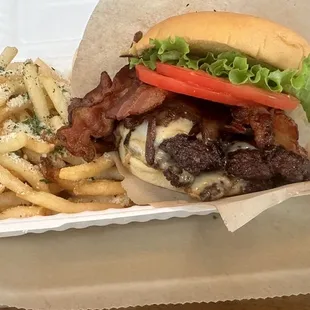 Double Bacon Cheese Burger