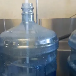 Getting refills at BT Pure Water