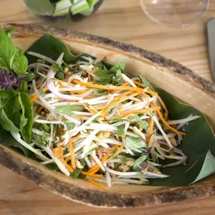 Vietnamese green papaya salad