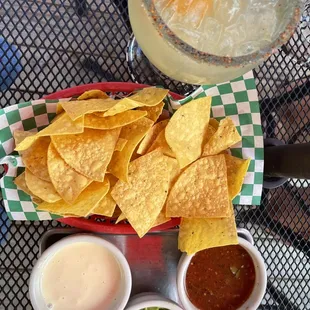 Chips &amp; Trio Dip