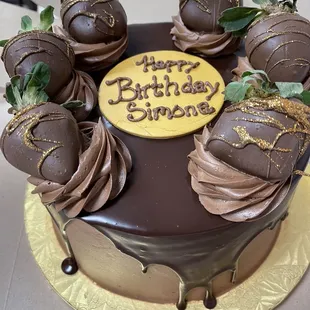 Chocolate on top of chocolate on top of chocolate