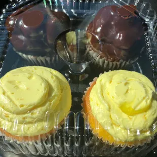 Bump Cupcakes and Lemon cupcakes