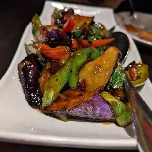 Spicy eggplant