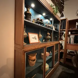 Classic decor inside of the business