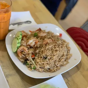 Spicy basil fried rice