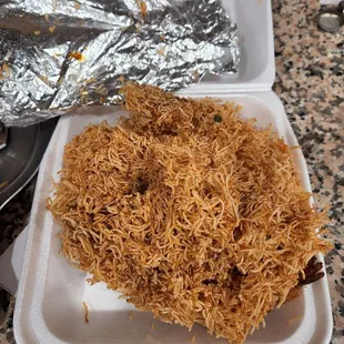 This was their vision of  crispy noodles