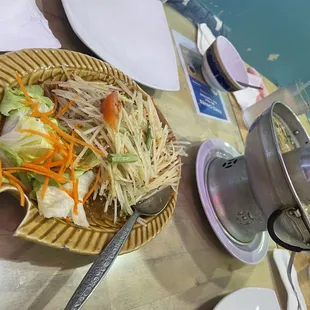 The food was soooo good Papaya Salad and 16. Tom Kah Soup and other fried rice was very delicious  I will come back for sure