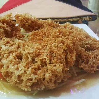 Papaya Salad with Crispy Catfish