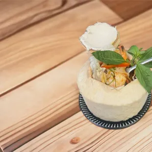 Young Coconut Curry seafood
