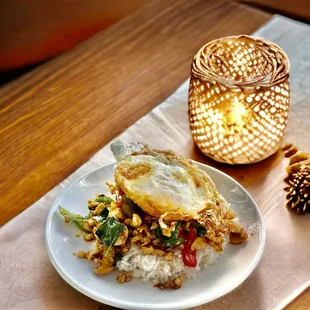Pad Ka Pow Kai Dow