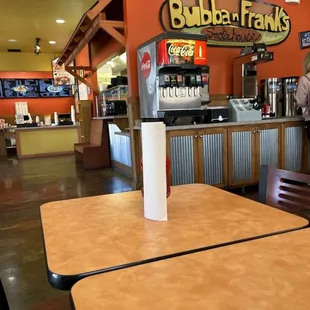a man standing at the counter