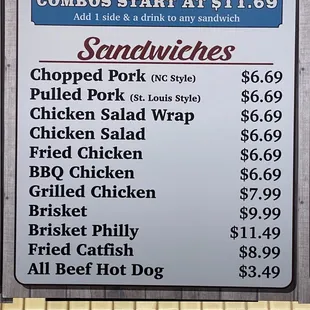 Sandwiches